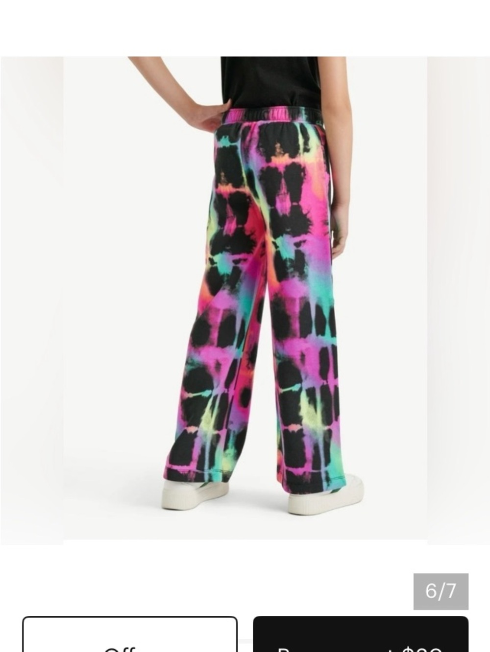 ‘Justice’ Adorable Fleece Wide
Leg Pants Multicolor Elastic Waist Sz Sm (7/8) - Picture 3 of 8